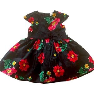 Carters Floral Sateen Dress